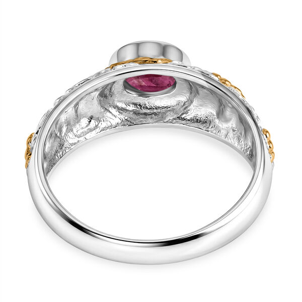 D'Joy Royal Bali -  Afrikanischer Rubin (Fissure gef&uuml;llt) Ring 925 Silber (Gr&ouml;&szlig;e 19.00) ca. 1.89 ct image number 4