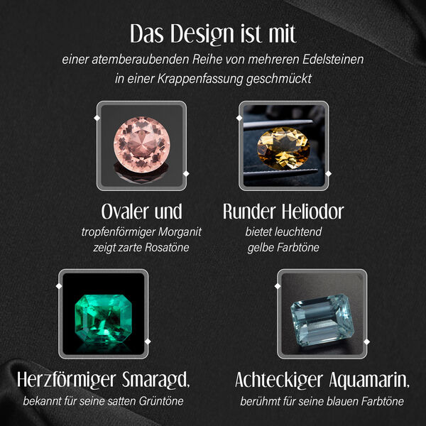 Multi-Edelstein-Armreif, 19cm - 1,76 ct. image number 4