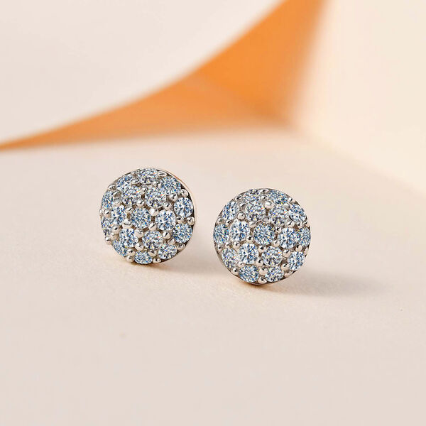 Moissanit Ohrringe - 0,44 ct. image number 6