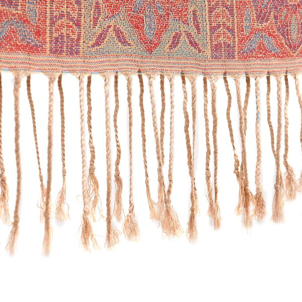 100% Viskose Paisley-Schal, Beige image number 3