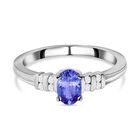 Tansanit und Zirkon Ring - 0,59 ct. image number 0