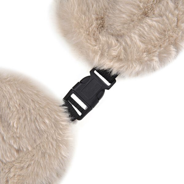 Kunstpelz Trapperm&uuml;tze mit Ohrenklappen, Beige image number 6