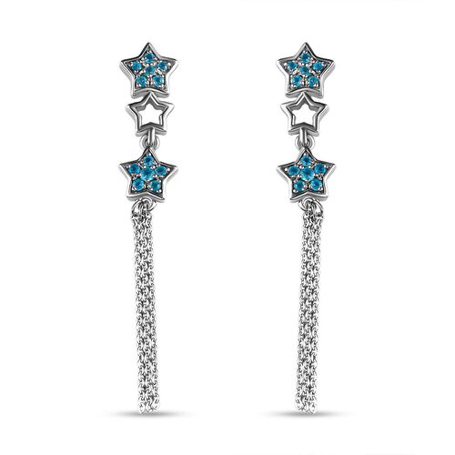 GP Celestial Dream Kollektion - Neon Apatit und Kanchanaburi blaue Saphir-Ohrringe - 0,60 ct. image number 0