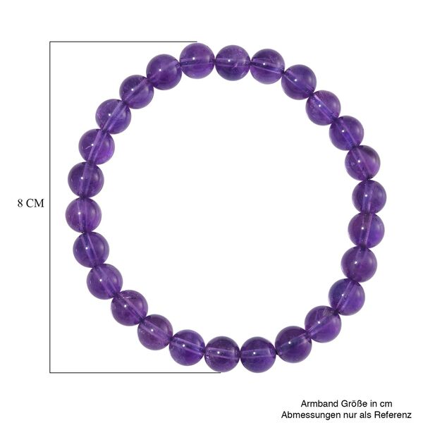 Afrikanisches Amethyst flexibles Armband, ca. 90.00 ct image number 3