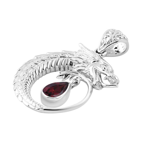 Roter Granat Anh&auml;nger 925 Silber ca. 1.50 ct image number 3