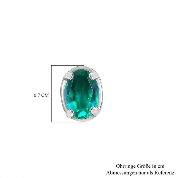 Pfau Triplett Quarz Ohrringe, 925 Silber platiniert - 1,11 ct. image number 6