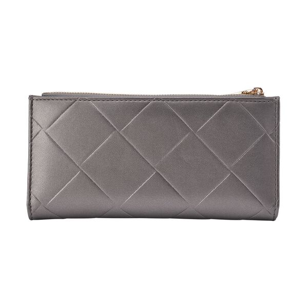 Brieftasche aus Kunstleder mit RFID Schutz, 19x19,5 cm, Bronze image number 0