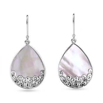 Royal Bali - Perlmutt Ohrringe 925 Silber