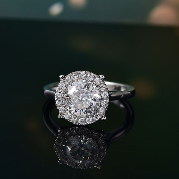 Moissanit Ring - 1,42 ct. image number 2