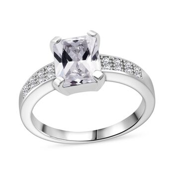 Lustro Stella wei&szlig;er Zirkonia Ring