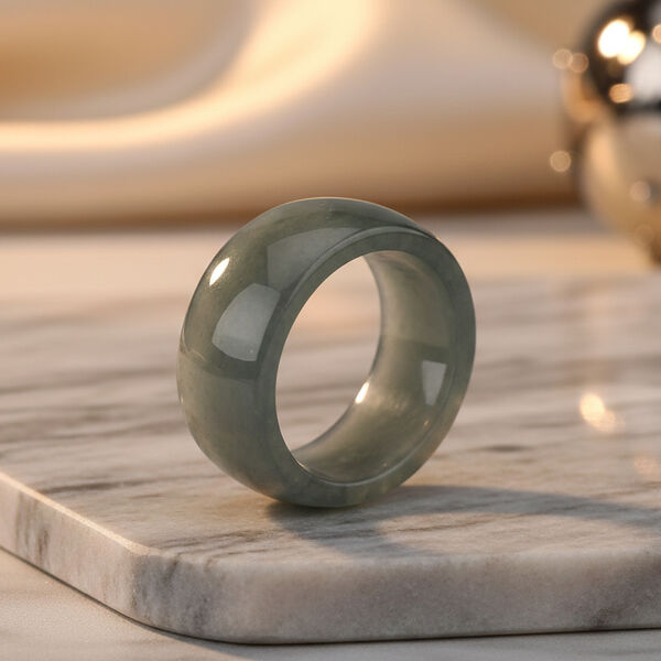 Jade Ring (Gr&ouml;&szlig;e 17.00) (10-15 Werktage Lieferzeit) ca. 45.00 ct image number 1