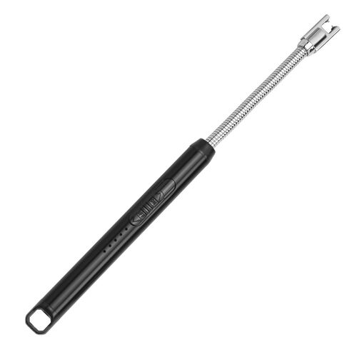 Elektrisches, wiederaufladbares Stabfeuerzeug mit flexiblem Hals, Schwarz image number 1