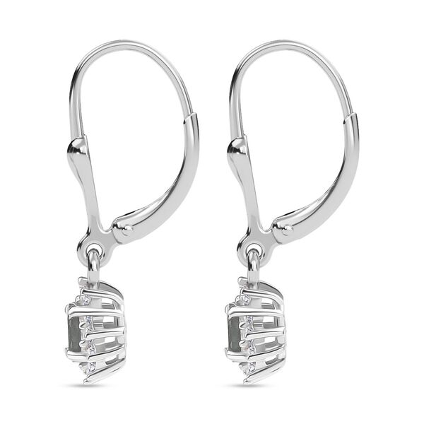 D&rsquo;joy Alexandrit, Moissanit Ohrringe 925 Silber rhodiniert ca. 0,56 ct. image number 5