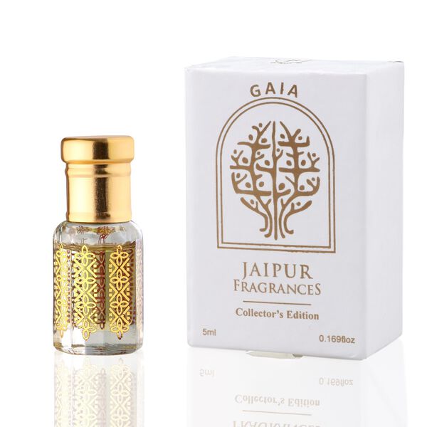 Jaipur Fragrances- Collectors Edition Gaia nat&uuml;rliches Parf&uuml;m&ouml;l, 5ml