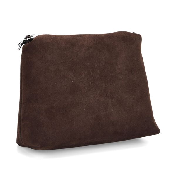 2er-Set Echtleder-Taschen, Shopper und Umh&auml;ngetasche mit trendigem Leopardenmuster, Dunkelbraun image number 7