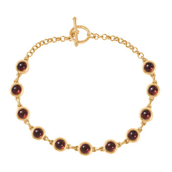 EverTrue Mosambik Granat 19cm Armband - 7,33 ct.