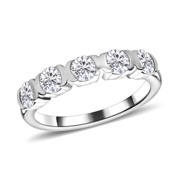 Moissanit Ring- 0,76 ct. image number 3