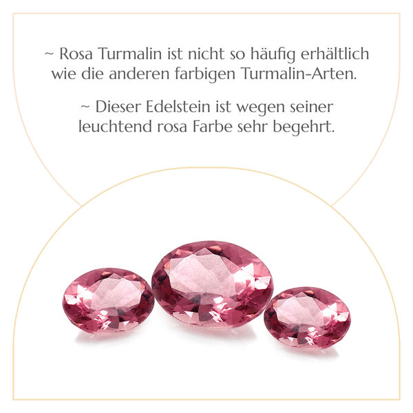 Infinity rosa Turmalin Inside-Out-Creolen - 3,15 ct. image number 9