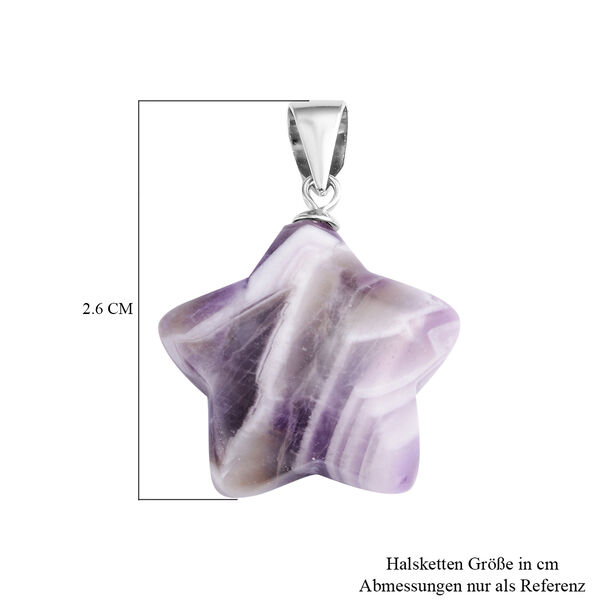 Zweifarbiger Amethyst Anh&auml;nger 925 Silber rhodiniert ca. 12,00 ct image number 3