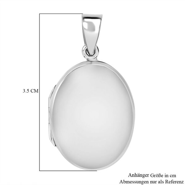Ovaler Anh&auml;nger in 925 Silber image number 3