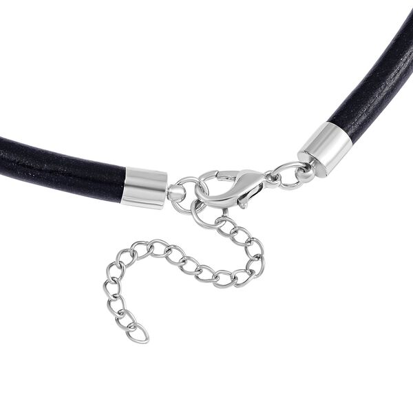 Zebra Jaspis, Weißer Kristall Halskette, ca. 45 cm, ca. 101.65 ct image number 4