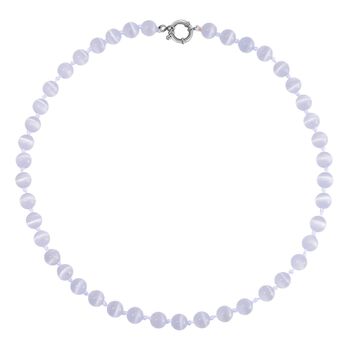 Katzenaugen Halskette mit Chatoyance-Effekt, 50 cm