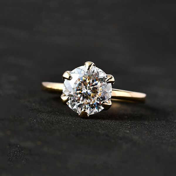 Moissanit Ring- 2,17 ct. image number 8