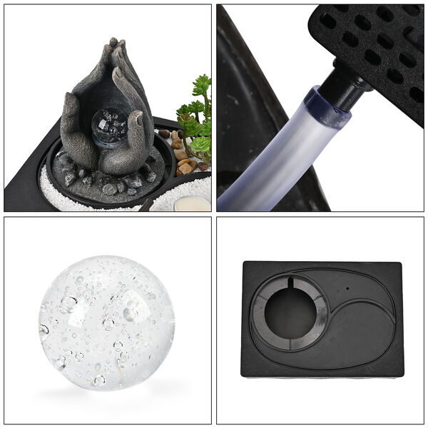 DIY Wasserbrunnen mit Hand, grau image number 7