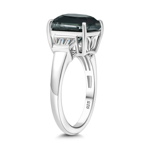 Farbwechsel Alexandrit Triplett Quarz und wei&szlig;er Topas Ring - 5 ct. image number 4