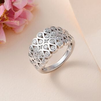 Moissanit Ring - 1,51 ct.