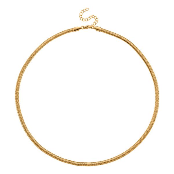 5er-Set Halsketten, ca. 45 cm + 5 cm Extender, Nickelfreies Messing Goldfarben image number 11