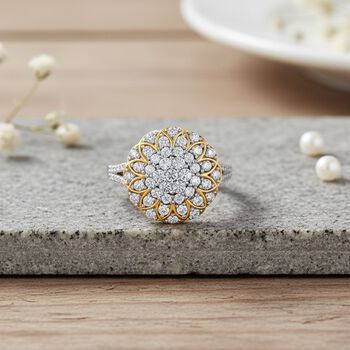 LUXURIANT SGL zertifizierter SI-GH Labor Diamant Ring - 1,33 ct.