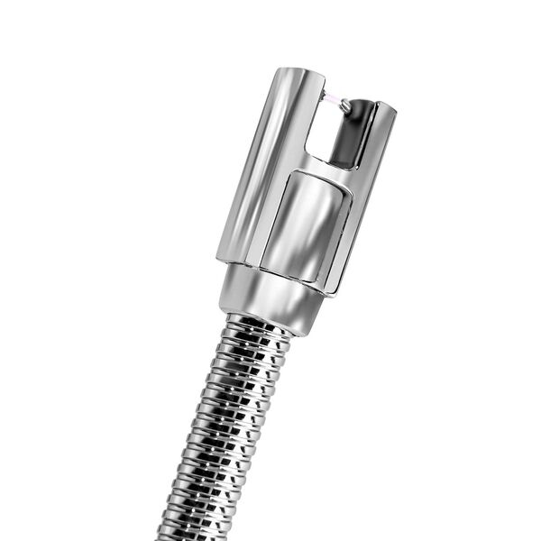 Elektrisches, wiederaufladbares Stabfeuerzeug mit flexiblem Hals, Silber image number 7