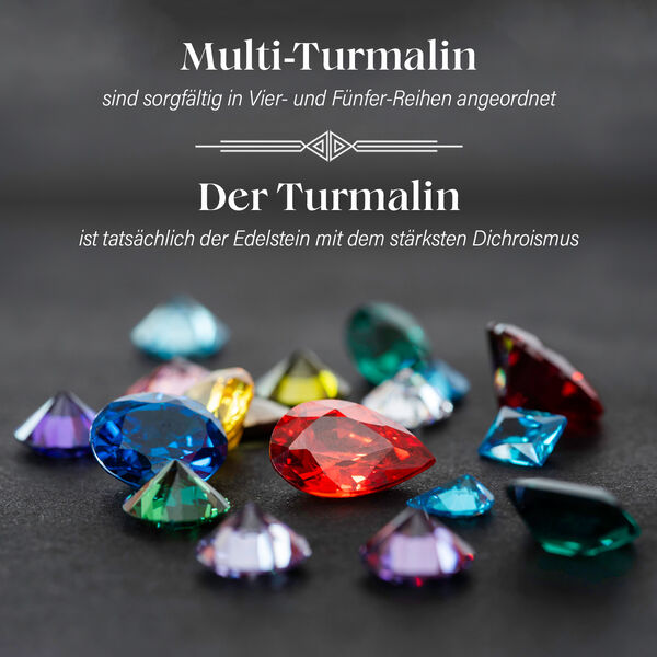 Multi-Turmalin-Armband, 18 cm - 29,16 ct. image number 3