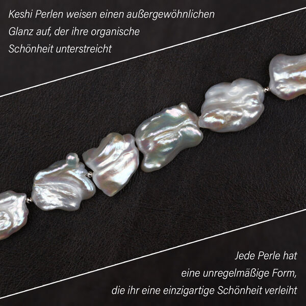 Lila Keshi Perle-Halskette image number 4