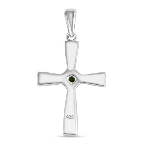 Royal Bali - Nat&uuml;rlicher Chromdiopsid Anh&auml;nger 925 Silber ca. 0.15 ct image number 4