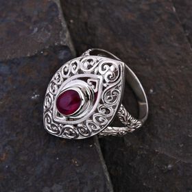 Royal Bali Kollektion- afrikanischer Rubin-Ring - 1,98 ct.