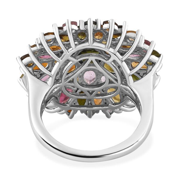 AA mehrfarbiger Turmalin Ring, ca. 6,04 ct. image number 6
