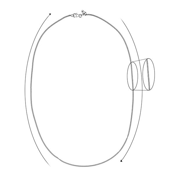 Panzerkette in 925 Silber, 50cm image number 7