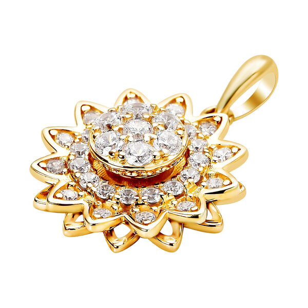 Weißer Zirkonia-Anhänger - 0,63 ct. image number 3