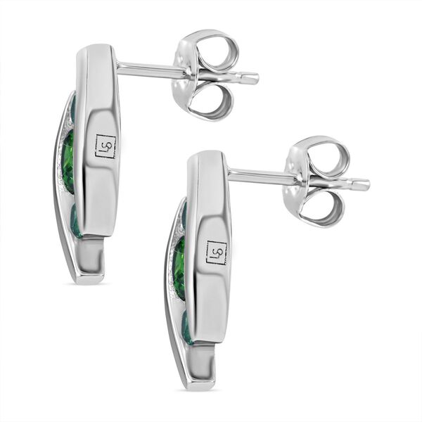 Gr&uuml;ne Zirkonia-Ohrringe - 2,23 ct. image number 2