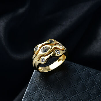 EverTrue wei&szlig;er Topas Ring - 1,16 ct.