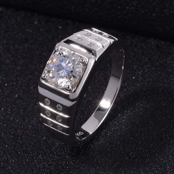 Moissanit Ring - 1,34 ct. image number 2