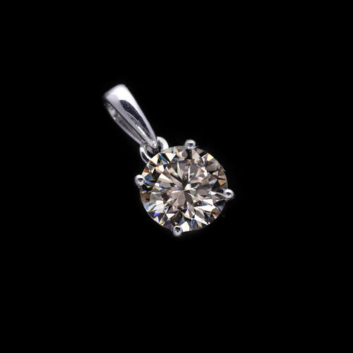 LUXURIANT DIAMOND- SGL zertifizierter VS-EF Labor Diamant Anhänger in 585 Weißgold - 1 ct. image number 11