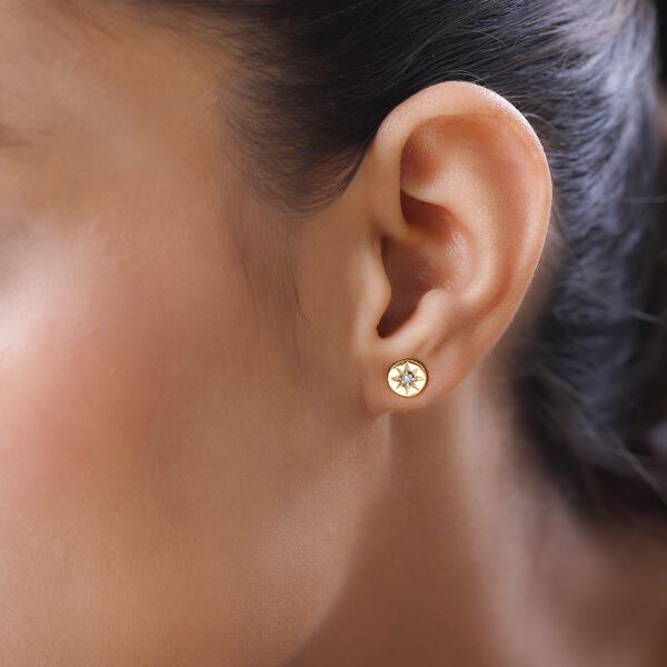 Diamant Solit&auml;r Ohrstecker image number 3