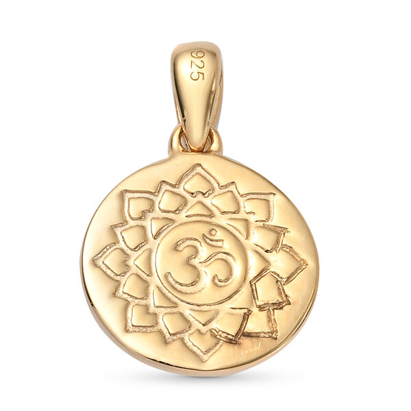 Afrikanischer Amethyst Chakra Anh&auml;nger 925 Silber vergoldet ca. 5,27 ct image number 5