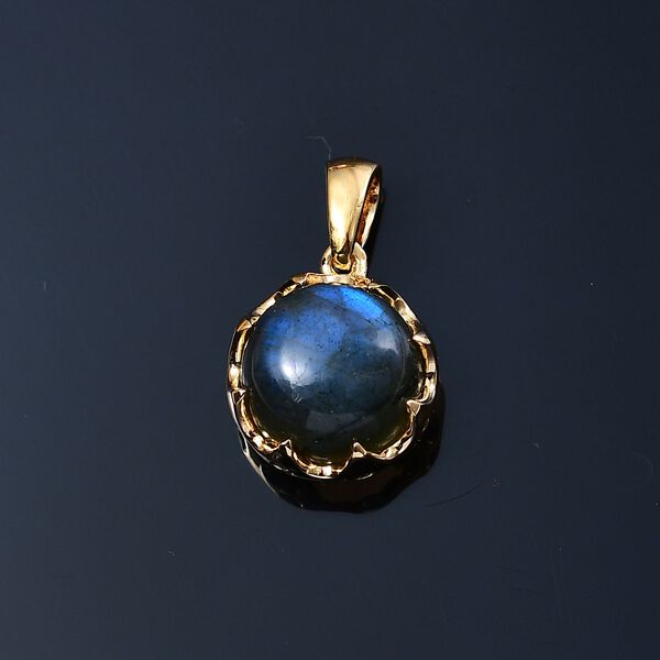 Labradorit und Zirkon Anh&auml;nger - 6,10 ct. image number 3