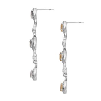 Citrin Ohrringe - 2,91 ct.