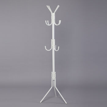 Garderobenst&auml;nder, Gr&ouml;&szlig;e: 45x45x173 cm, Wei&szlig;