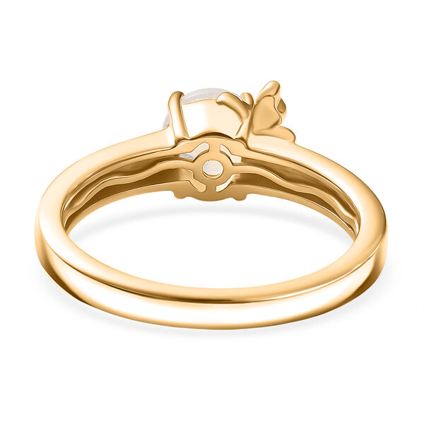 EverTrue Regenbogen Mondstein Ring - 0,83 ct. image number 5